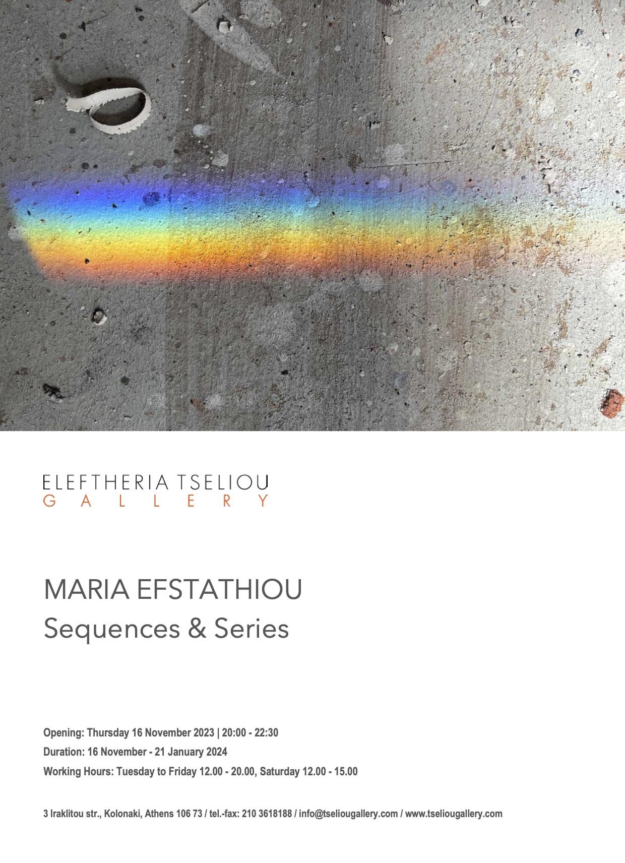 Maria Efstathiou / Sequences & Series - Image 0